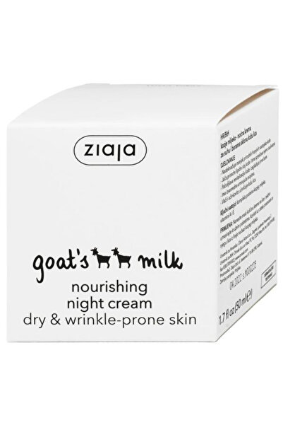 Ziaja Crema de Noapte cu Lapte de Capra - Goat`s Milk Night Cream, 50 ml
