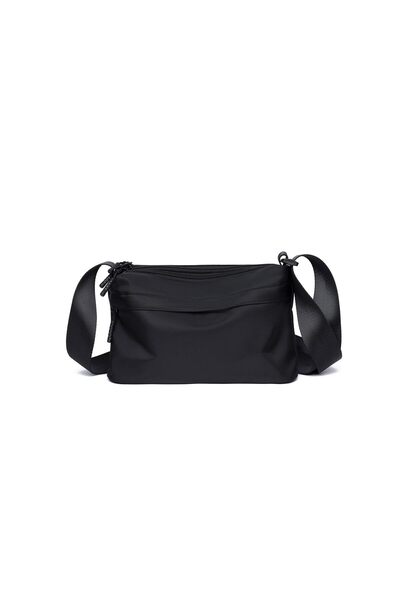 STARSTAR Men Multifunctional Shoulder Bag Multi-Zipper Polyester Lightweight ...