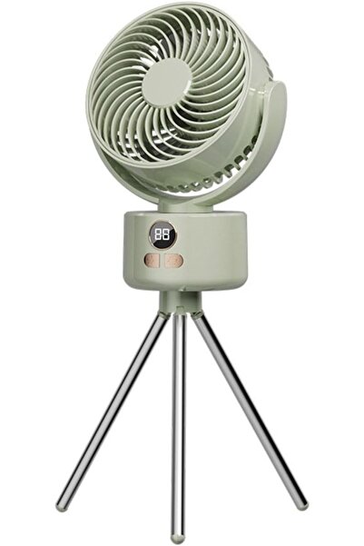 STARSTAR Rechargeable Camping Table Fan with Detachable Stand, Tripod Stand, ...