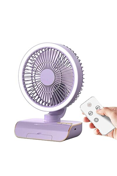 Morvena Picks Ventilator de birou miniatural cu racire cu aer si textura ABS,...