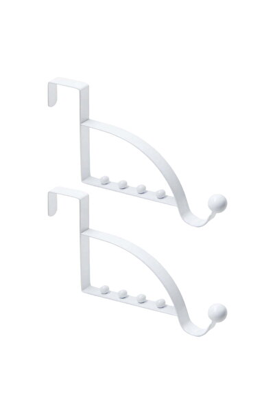 STARSTAR Two door-mounted hooks for hanging and organizing clothes, coats, to...