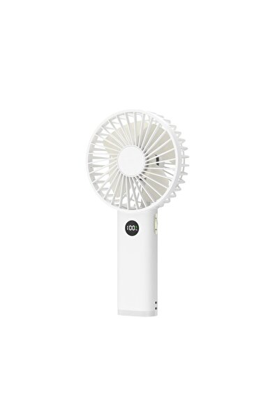 STARSTAR White Portable Handheld Fan Night Light Stepless Speed Quiet Summer ...