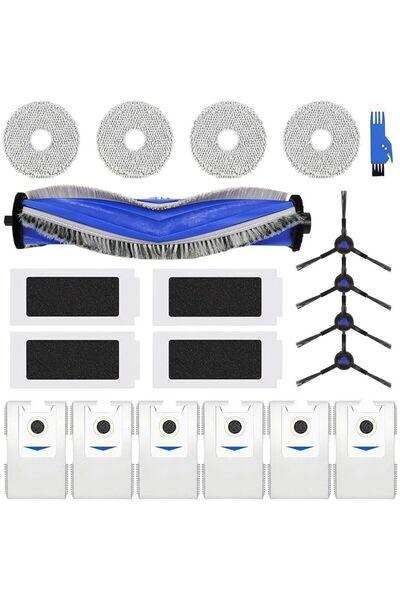 STARSTAR Replacement parts set for ECOVACS DEEBOT T30S / T30S PRO: main brush...