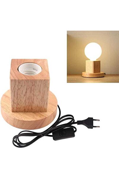 STARSTAR Wooden table lamp base, suitable for office/bedroom/living room, woo...