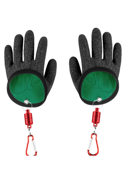 STARSTAR Two pairs of fishing gloves, puncture-proof, bite-proof, waterproof,...