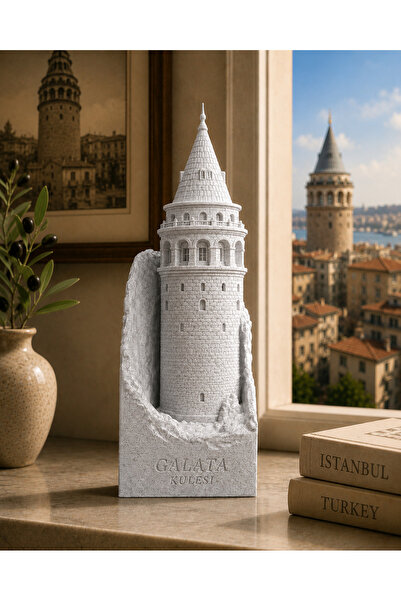 3Durak Dijital Üretim Merkezi Galata Kulesi Dekoratif Biblo – İstanbul Koleks...