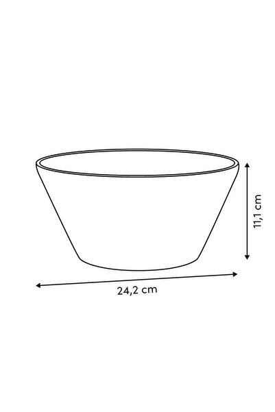 FİVE Bol pentru salată D.24.2 cm, Verde