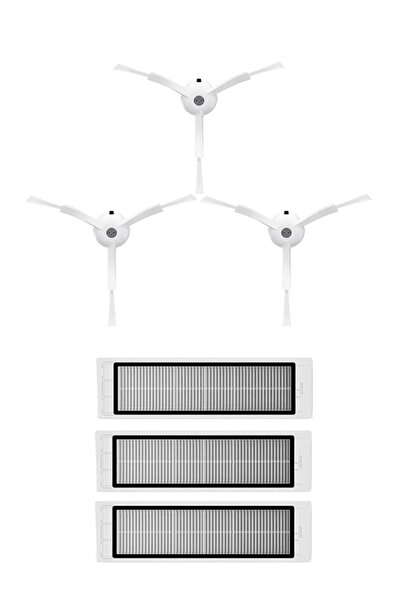 LİN GRUP Set de 6 piese de schimb compatibile cu aspiratorul robot Xiaomi Vac...