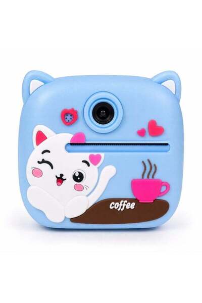 QJ Generic Cat-Themed Kids' Instant Print Camera