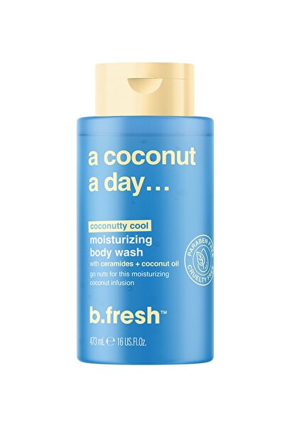 b.fresh Pampering αφρόλουτρο gel 473ml, A Coconut A Day - BFresh
