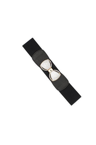 ButicCochet Curea lată tip brâu pentru femei, din material elastic, Buticcoch...