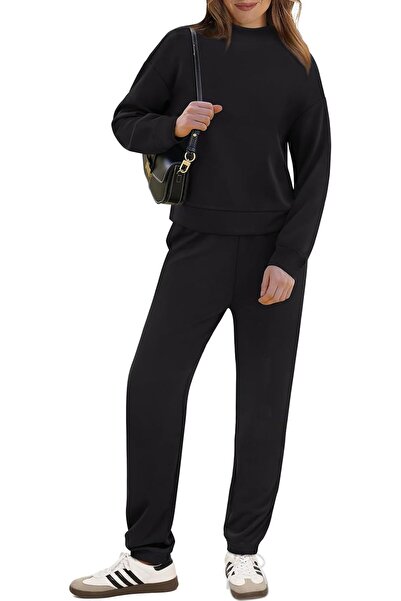 OEM Set de trening premium pentru femei, cu guler înalt și pantaloni jogger, ...