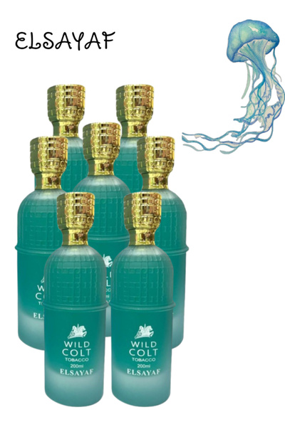 ELSAYAF 7 قطع من عطر وايلد كولت توباكو 200 مل