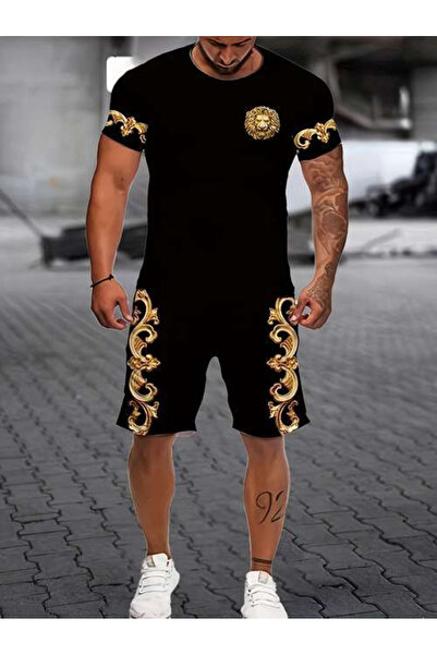 bellanova Unisex Printed T-Shirt and Shorts Set