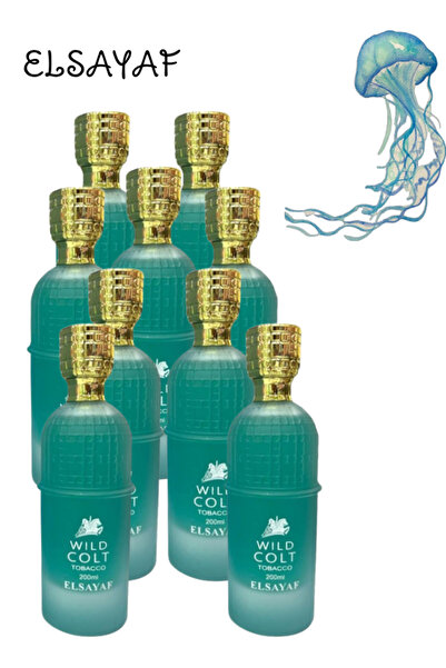 ELSAYAF 9 قطع من عطر وايلد كولت توباكو 200 مل