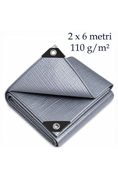 OEM Premium PE Tarp, reinforced, 2x6 m, 110 g/m², weather resistant
