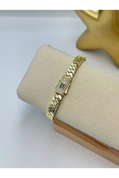 BYYEŞO Flat Lock Detail Steel Bracelet