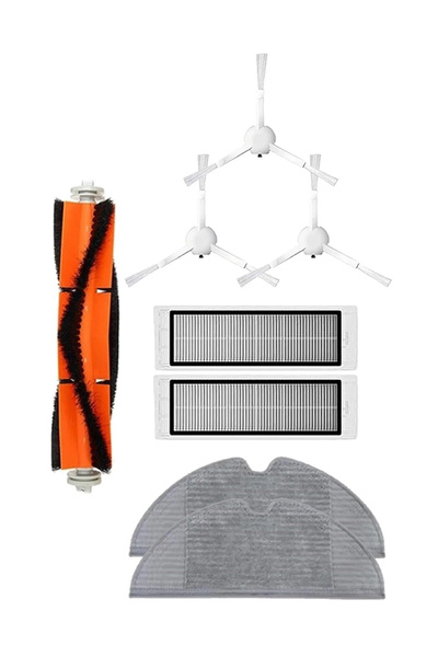 LİN GRUP Set de 8 piese de schimb compatibile cu aspiratorul robot Xiaomi Vac...