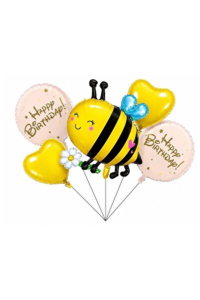 Öztürkpartievi Bee Balloon Set 5 Foil Balloons