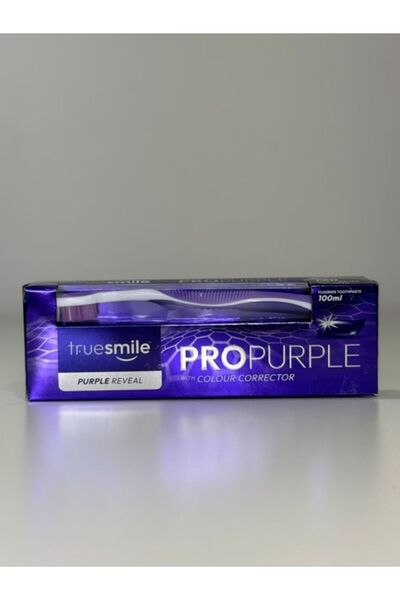 truesmile Pachet pastă de dinți și periuță de dinți PROPURPLE cu corector de ...