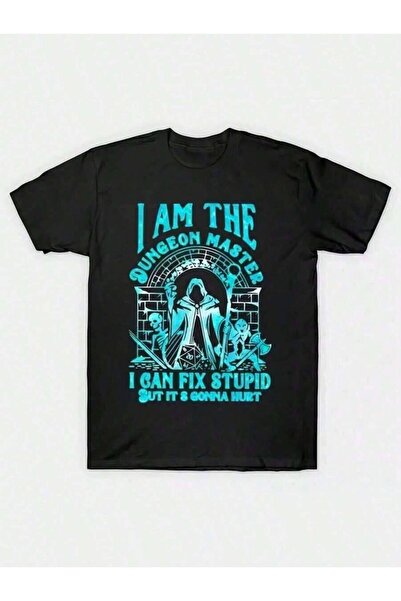 k222 Casual Men'S T-Shirt Featuring The 'I Am A Dungeon Master' Graphic, Made...