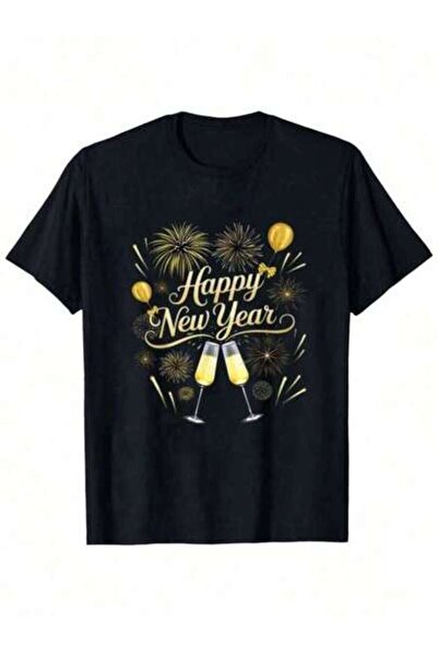 26LIK Happy New Year 2026 Loading Fireworks Party T-Shirt, Graphic Tees Men