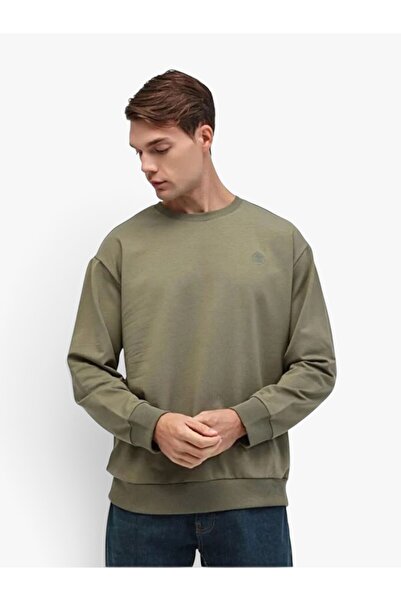 lumberjack 6W MB SN75 C NECK SW 6PR سترة رياضية خضراء للرجال - 102696690