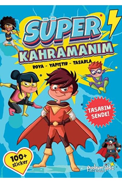 Parlayan Yıldız My Superhero Paint-Paste-Design