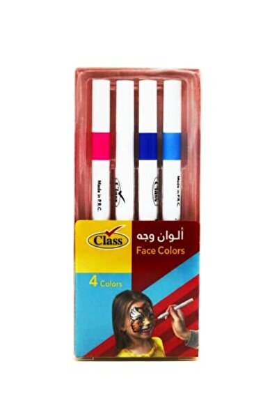 Class ألوان طلاء الوجه 4 ألوان ماركة
