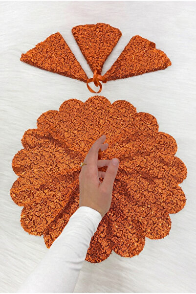 ZEYMERADE Tile-Patterned Sparkling Sequin Handkerchief for Bride and Groom, S...