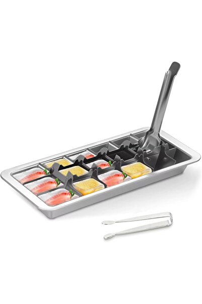 STARSTAR Professional Stainless Steel Ice Cube Tray - Heavy-Duty 18-Slot Non-...