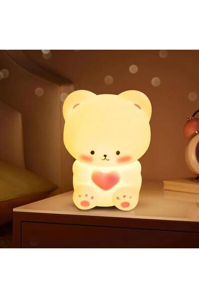 STARSTAR Bear-shaped night light, children's night light, LED bear-shaped nig...