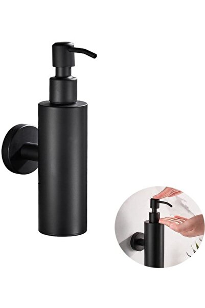 STARSTAR Soap Dispenser - 200 ml - Round SS - For Shampoo, Conditioner, & Sho...