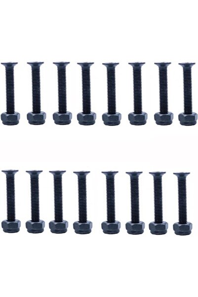 STARSTAR 35mm skateboard screw set for longboards and cruise boards - 16-piec...
