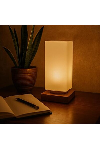 STARSTAR Better Home Dimmable Desk Lamp Wooden Base Study Housewarming Home D...