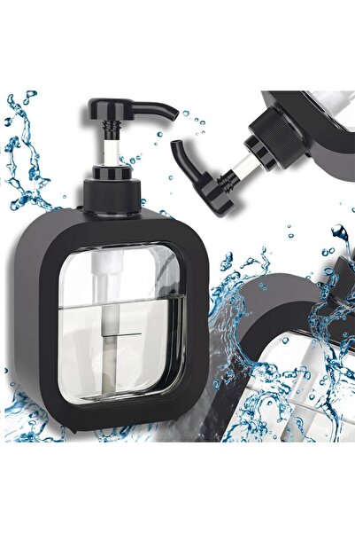 STARSTAR Liquid soap dispenser, clear black, 500ml