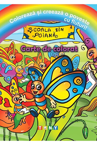 ARS LIBRI Coloreaza si creeaza o poveste cu fluturi! Carte de colorat
