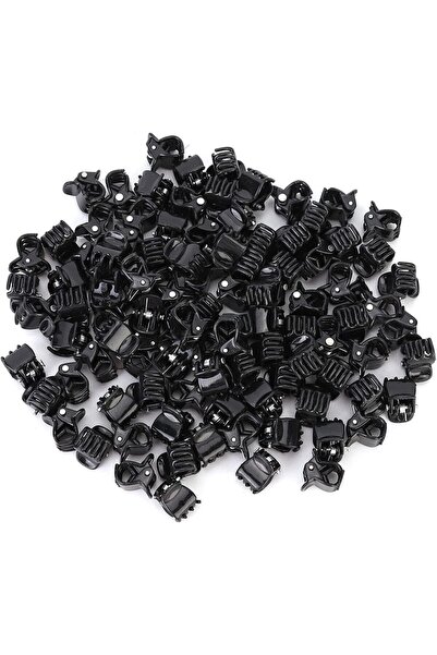 STARSTAR 100 mini hair clips, small hair clips, black mini hair clips, girls'...