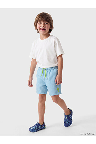 LC Waikiki Trendlucky Boys' Swimming Shorts with Elastic Waist and Difference...