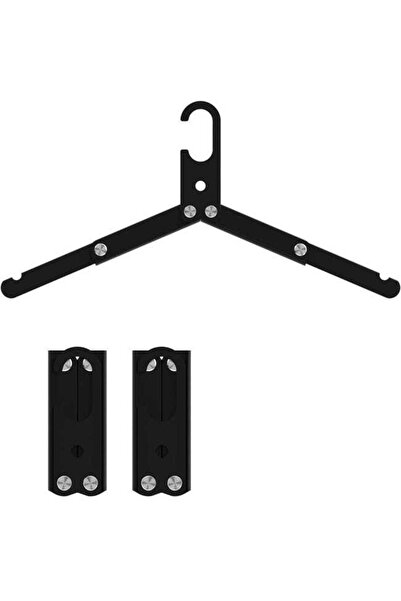 STARSTAR 3-pack premium aluminum coat hangers, black