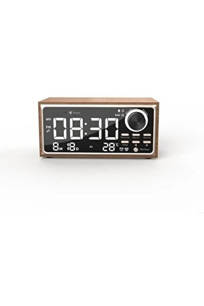 STARSTAR Retro Vintage Double Alarm Clock Radio - FM - 15W Fast Wireless Char...