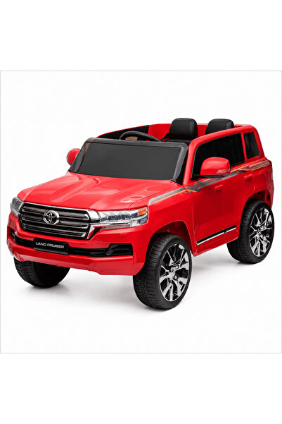 Toyota Land Cruiser 12V Kids Ride-On Electric Car, Red