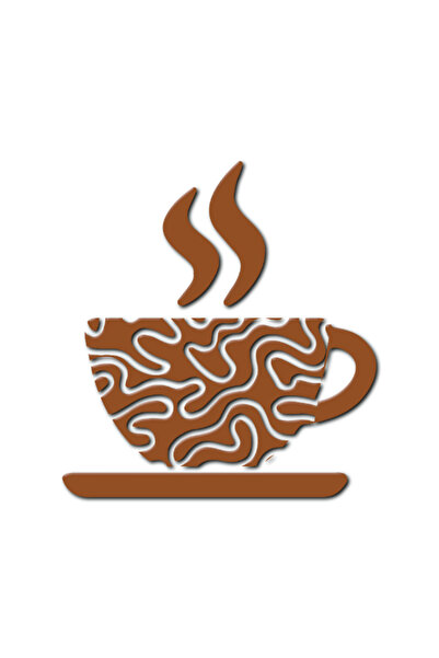 Gabcom Tablou Multilayer din Lemn - Coffee Cup3 - , Dimensiune 30 x 30 cm, De...