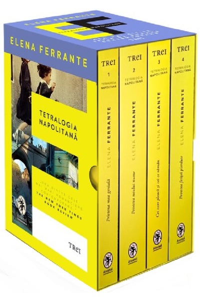 Trei Pachet: Tetralogia Napolitana (Editie tie-in). 4 Volume - Elena Ferrante