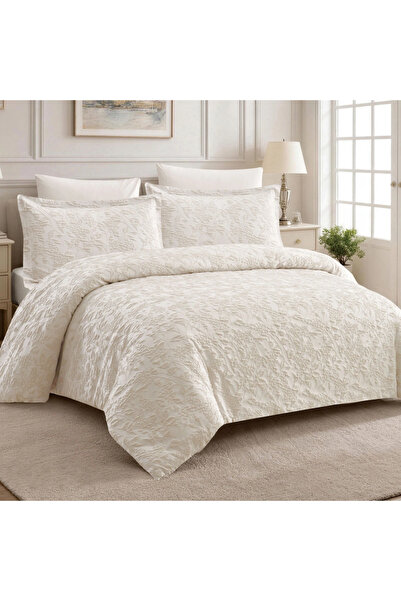 Pazar Home Bedding Bazar Home Pablo Jacquard Nefir 6-Piece Carpet with Stitch...