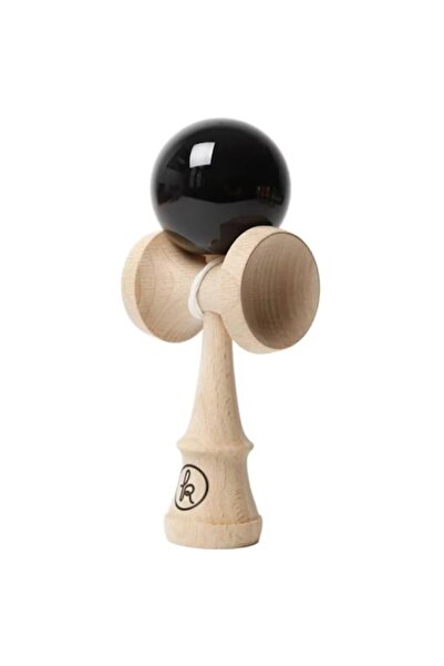 OEM Kendama Record Neagra, Base cup, Cupe mari, 18,5 cm + set ata cadou Neagra