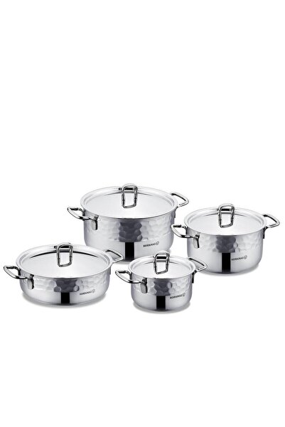 KORKMAZ A1963-1 ERNA 8 PARÇA TENCERE SETİ INOX