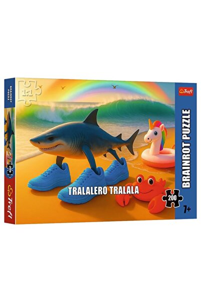 BAMI NETWORK Puzzle copii rechin Brainrots 200 piese 48x34cm, Trefl