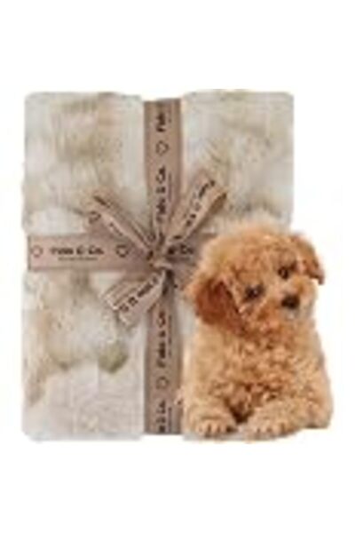 Fido Waterproof Extra Large (152x127 cm) Luxury Pet Blanket Cream Faux Fur XL...