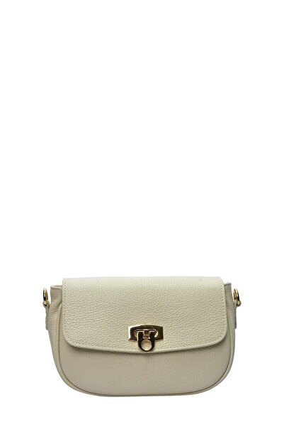 SimpleFind Isabella Rhea Geanta piele -Fiorella-Bej,Geanta postas piele natur...
